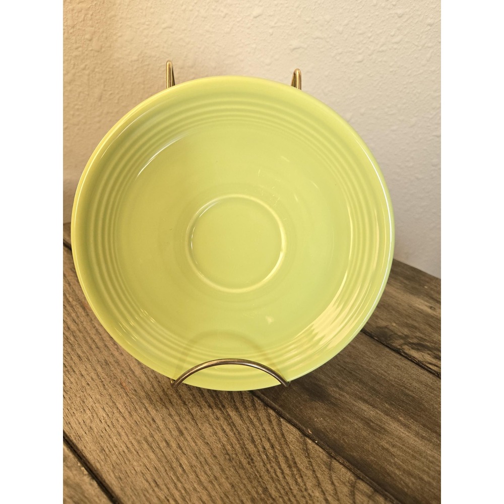 Vintage Fiesta Fiestaware HLC Homer Laughlin Chartreuse Bread Saucer Green 6"